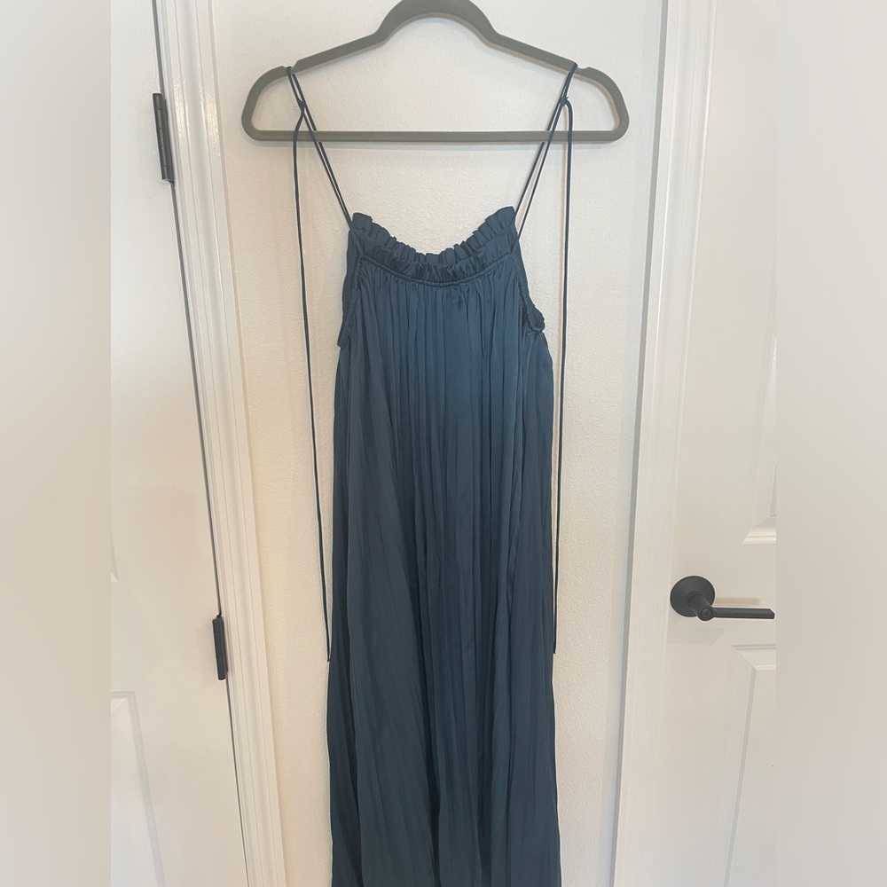 Zara long silk dress